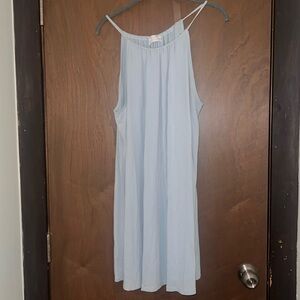 Double zero light blue mini dress sz L 💙
